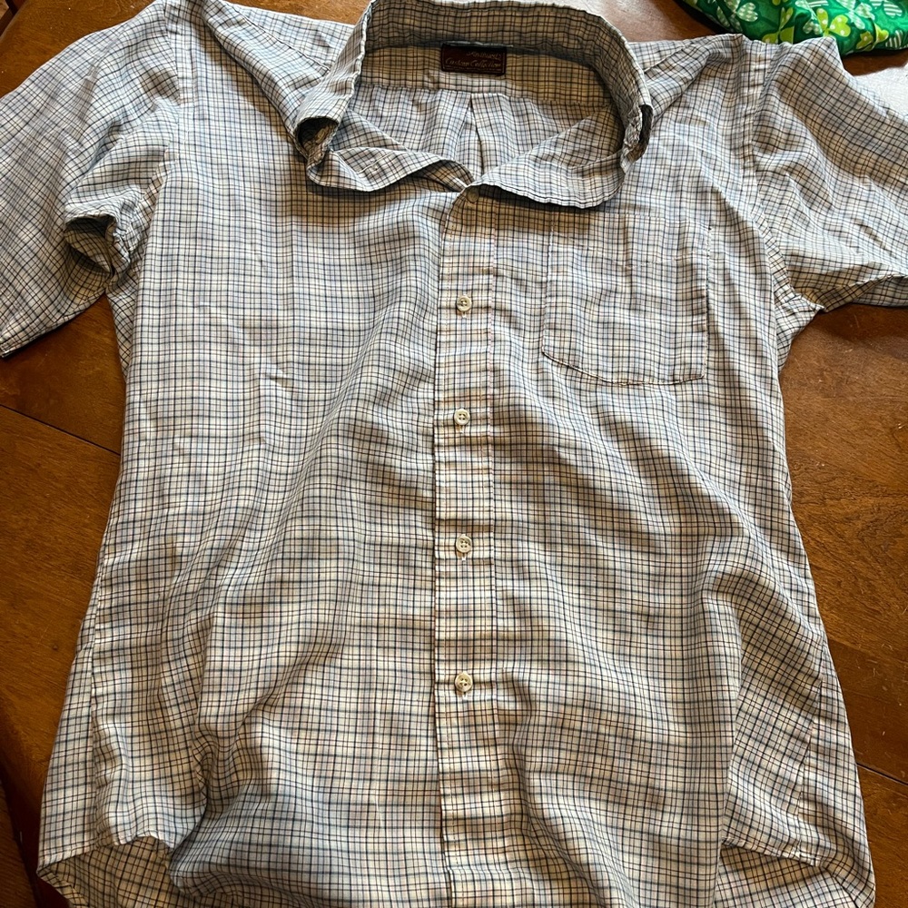 Andhurst Custom Collection plaid shirt sleeve 15 1/2 men’s shirt